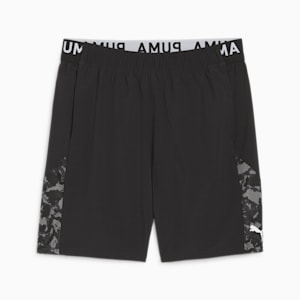 PUMA FIT 7" Men's Training Shorts, PUMA Black-Q1 print, extralarge-IND